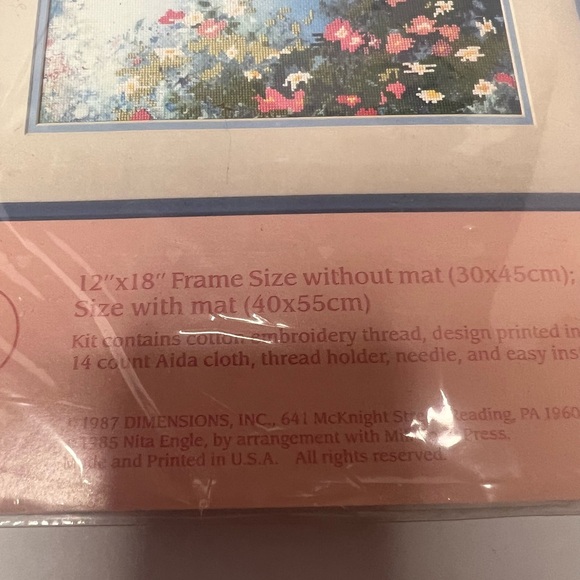 From The Heart Galley Collection Cross Stitch Wild Rose Marsh Kit 53508 - Picture 9 of 9